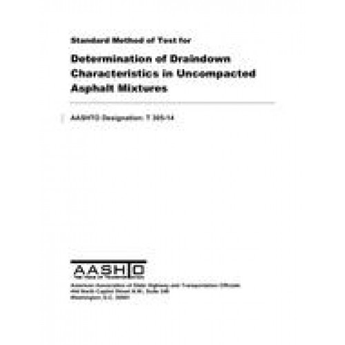 AASHTO T 305-14 (2018) Standard PDF - STANDARD PDF SITE