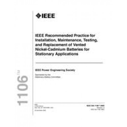 IEEE 1106-2005 Standard PDF - STANDARD PDF SITE