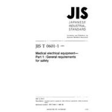 JIS T 0601-1:1999