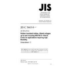 JIS C 3663-8:2010/AMENDMENT 1:2017