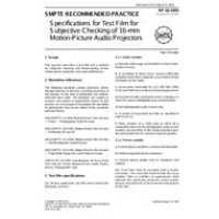 SMPTE RP 18-1995 (Archived 2003)